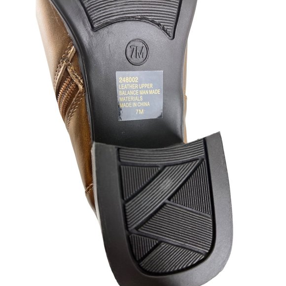 AJ Valenci Bronze Ankle boots, Women’s Size 7 Medium - Picture 9 of 9